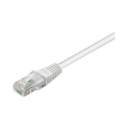 Goobay | CAT 5e patch cable, U/UTP | White RJ45 male (8P8C) | RJ45 male (8P8C)