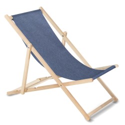Classic beech deckchair...