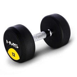 Rubberized dumbbell 12 kg...