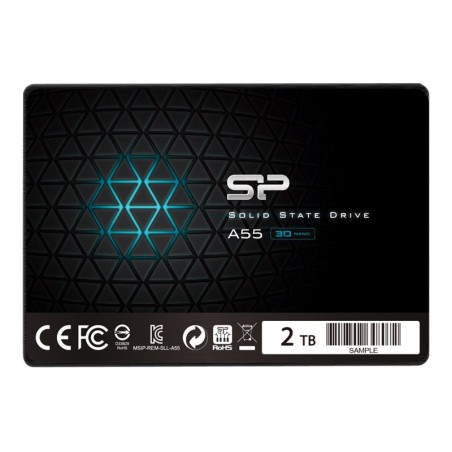 Silicon Power | Ace | A55 | 2000 GB | SSD form factor 2.5" | Solid-state drive interface SATA III | Read speed 500 MB/s | Write speed 450 MB/s