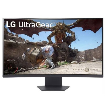LCD Monitor|LG|32GS60QC-B|32"|Gaming/Curved|Panel VA|2560x1440|16:9|180 Hz|Matte|1 ms|Tilt|32GS60QC-B