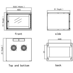 Techly Wall Rack Cabinet 19...