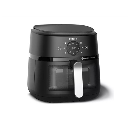 Philips NA231/00 Airfryer, 1700 W, Pan volume 6.2 L, Black, Silver | Philips Airfryer | NA231/00 | Power 1700 W | Capacity 6.2 L | Black/Silver