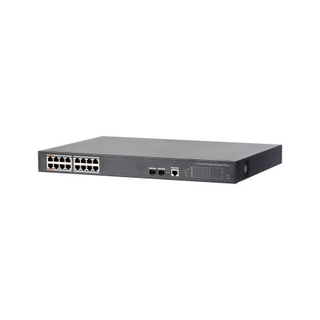 Dahua Technology PoE DH-PFS4218-16GT-240 network switch Managed Gigabit Ethernet (10/100/1000) Power over Ethernet (PoE) Black