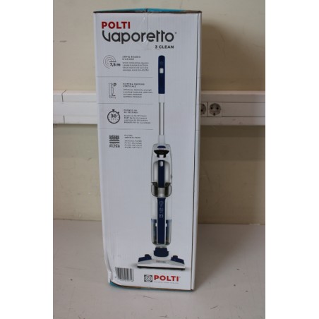 SALE OUT.  | Polti Vacuum steam mop with portable steam cleaner | PTEU0299 Vaporetto 3 Clean_Blue | Power 1800 W | Steam pressure Not Applicable bar | Water tank capacity 0.5 L | White/Blue | DAMAGED PACKAGING