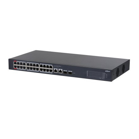 Dahua Technology CS4228-24GT-375 Managed L2 Gigabit Ethernet (10/100/1000) Power over Ethernet (PoE) Black