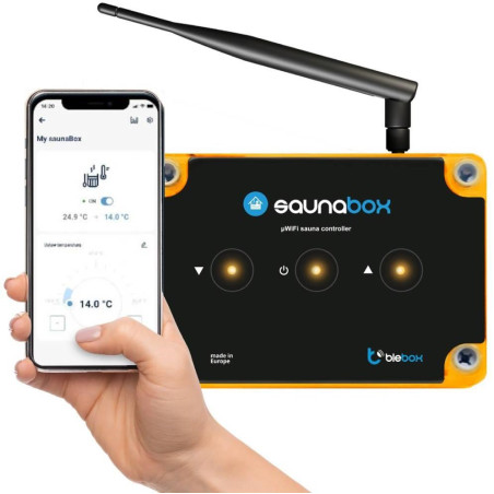 BLEBOX saunaBox pro I/O module WiFi sauna controller