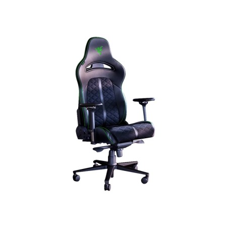 Razer Enki Gaming Chair with Enchanced Customization, Black/Green | Razer Ergonomic Gaming Chair Enki EPU Synthetic Leather; Steel; Aluminium | Black/Green