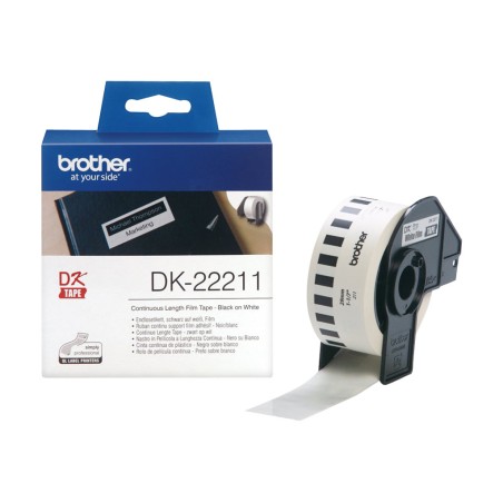 BROTHER DK22211 WHITE FILM TAPE 29MM