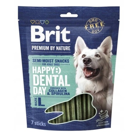 BRIT Premium Dog Snack Dental L - dog treat - 250g