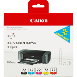 Canon PGI-72 MBK/C/M/Y/R 5...