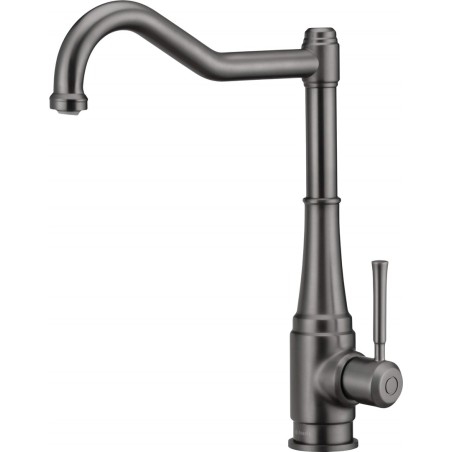 Kitchen faucet with rectangular spout