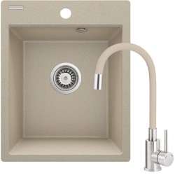 Granite sink with 1-bowl...