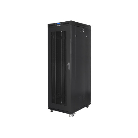 Lanberg FF01-8227-23BL rack cabinet 27U Freestanding rack Black