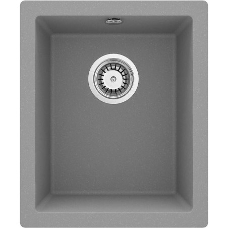 Suspended 1-bowl granite sink