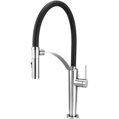 Kitchen faucet with flexible spout - 2 types of spray