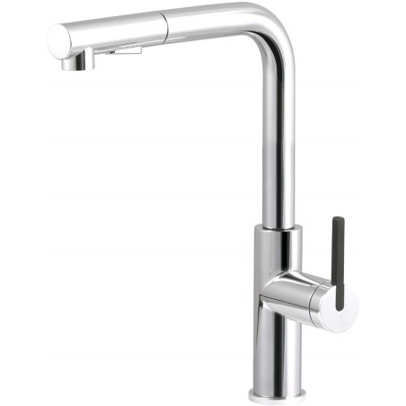 Kitchen faucet with pull-out spout