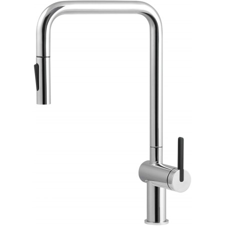Kitchen faucet with pull-out spout
