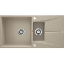 1.5-bowl granite sink with...
