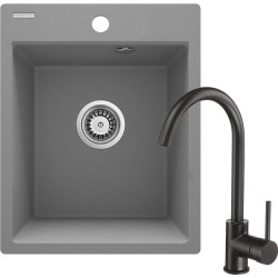 Granite sink with 1-bowl...