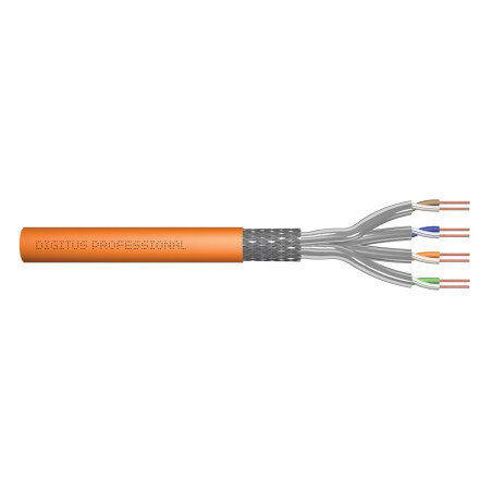 Digitus CAT 7 S/FTP installation cable, 500 m, simplex, B2ca