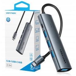 Hub 5v1 USB-C 3.0 Vention...