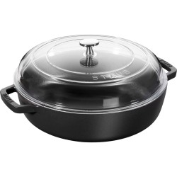 Staub cast iron frying pan...