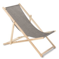 Classic beech deckchair...