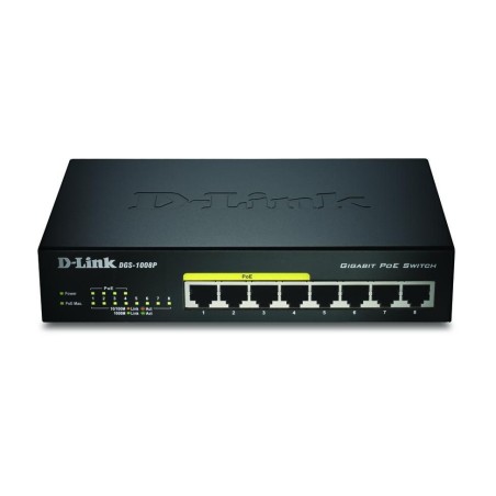 D-Link 8-Port Gigabit PoE Unmanaged Desktop Switch