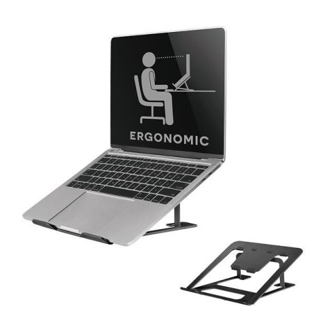 Neomounts NSLS085BLACK Laptop stand 10-17" - foldable - compact - universal