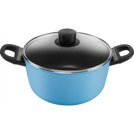 BALLARINI CAPRERA Casserole 2H with Lid 24 cm blue