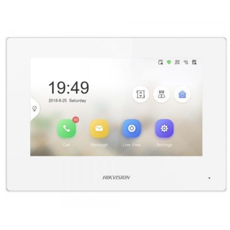 Hikvision DS-KH6320-WTE1-W video door entry system 17.8 cm (7") White