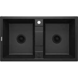 2-bowl granite sink