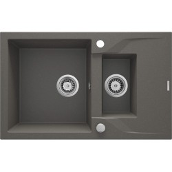 1.5-bowl granite sink with...