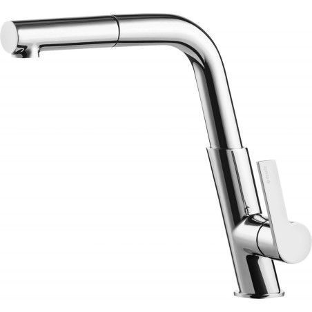 Kitchen faucet with pull-out spout