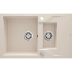 1.5-bowl granite sink with...