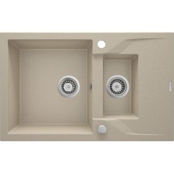 1.5-bowl granite sink with...