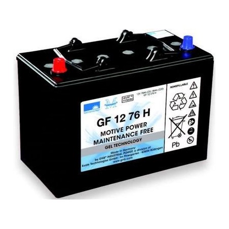 Traction battery gel 12 V / 76 Ah for TASKI Swingo 755/955/1255