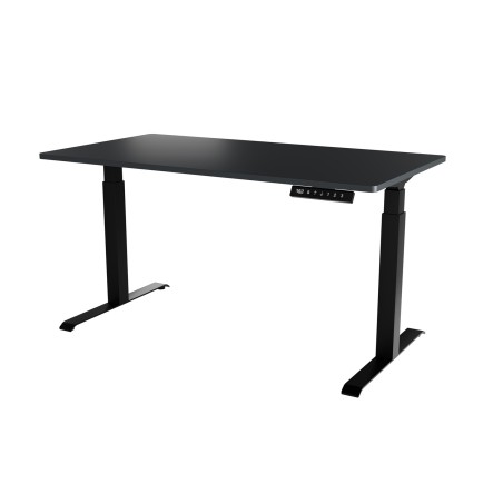 Desk with electric height adjustment MOON LONG 150x80x72-120 black/anthracite