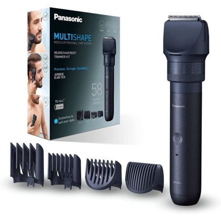 Panasonic Beard, Hair Trimmer | MultiShape ER-CKN1-PAC1 | Cordless | Wet & Dry | Number of length steps 39 | Black