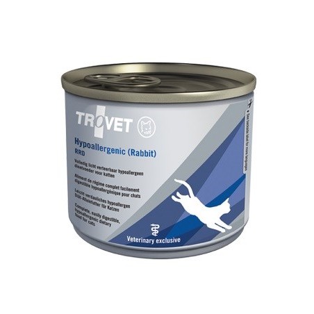 TROVET Hypoallergenic RRD with rabbit - wet cat food - 200g