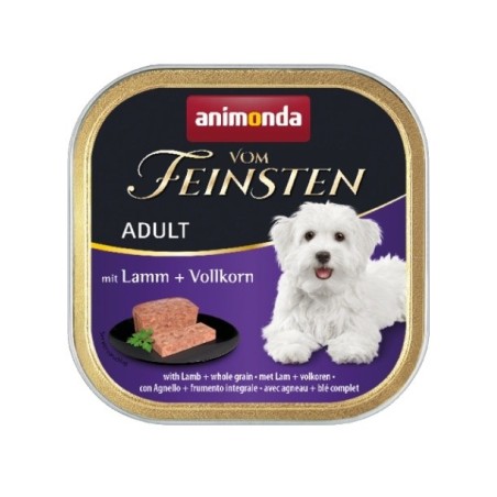ANIMONDA Vom Feinsten Adult Lamb and whole grain - wet dog food - 150g
