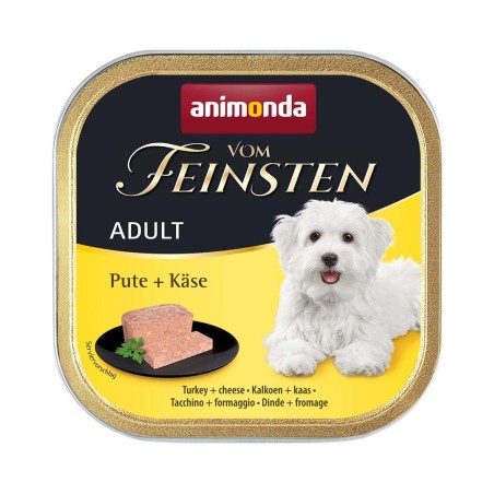 ANIMONDA Vom Feinsten Adult Turkey with cheese - wet dog food - 150g