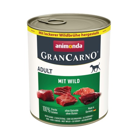 ANIMONDA GranCarno Adult Game  - wet dog food - 800g