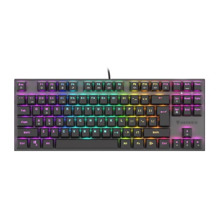 Genesis | THOR 303 TKL | Black | Mechanical Gaming Keyboard | Wired | RGB LED light | US | USB Type-A | 865 g | Replaceable "HOT SWAP" Switches