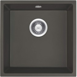 Suspended 1-bowl granite sink