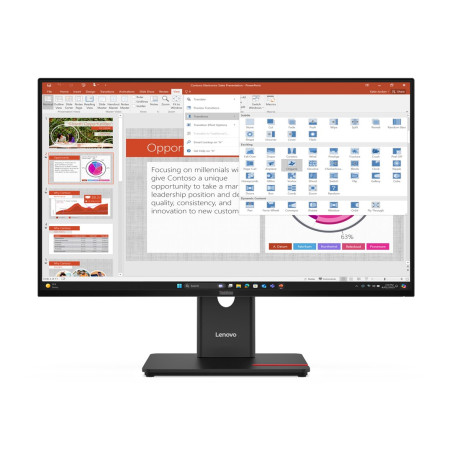 Lenovo ThinkVision T27-40 27" IPS FHD AG 4ms 300 nits 120Hz HDMI, DP, USB + MC60 camera 4XC1J05150