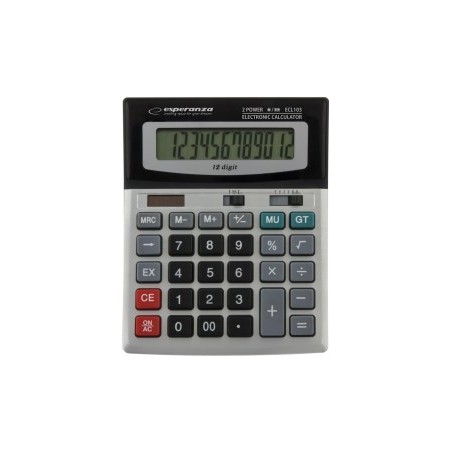 Esperanza ECL103 calculator Desktop Basic Black, Grey