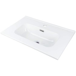 Ceramic recessed washbasin...