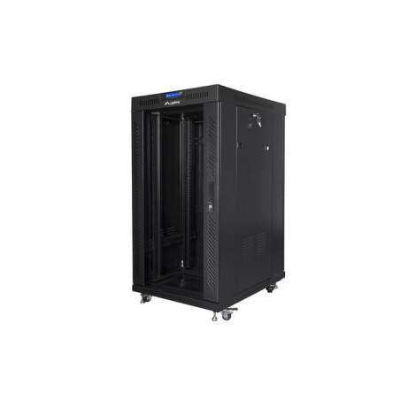 Lanberg FF01-6822-12BL rack cabinet 22U Freestanding rack Black